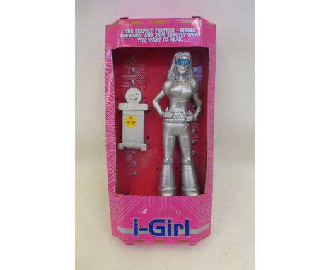A boxed Chinese i-girl robot. 