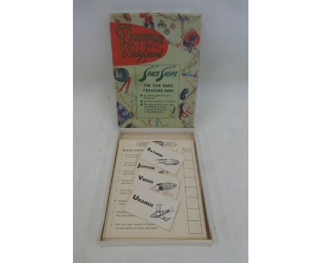 A boxed Pepys Party Games Spaceships - The Dan Dare Treasure Hunt by Permission of Eagle. 