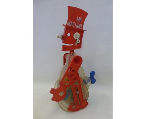 An Ideal Company perspex robot titled Mr Machine.