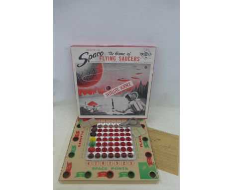 A boxed Spaco - The game of flying saucers, copyright 1955.