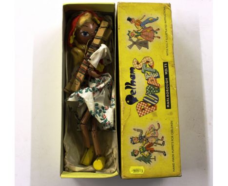 A Pelham puppet in original box 