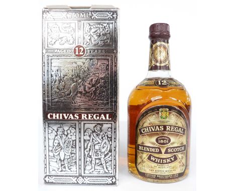 Chivas Regal 12 year old blended Scotch whisky, 75cl, 43% vol&nbsp;