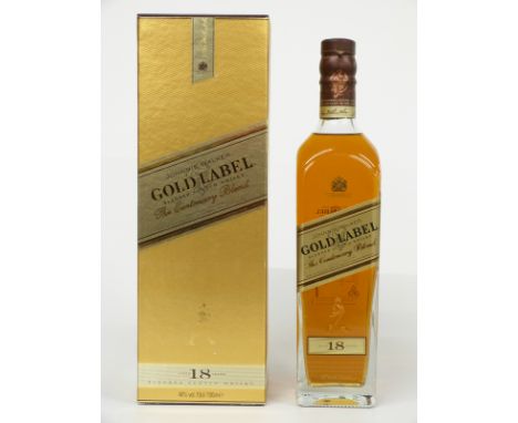 Johnnie Walker Gold Label 18 year old The Centenary Blend Scotch whisky, 75cl, 40% vol, in original box.&nbsp;