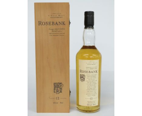 Rosebank 12 year old Lowland single malt Scotch whisky, 70cl, 43% vol