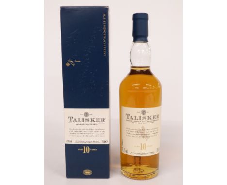 Talisker Isle of Skye 10 year old single malt Scotch whisky, 20cl, 45.8% vol, in original box.&nbsp;&nbsp;