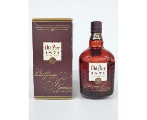 Samuel &amp; James Greenlees Old Parr 15 year old limited edition Scotch whisky, 75cl, 43% vol, in original box.&nbsp;