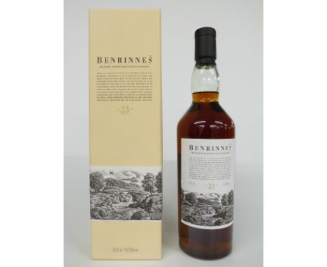 Benrinnes 23 year old cask strength Speyside single malt Scotch whisky, 70cl, 58.8% vol, in original box with outer sleeve.&n