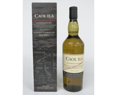 Caol Ila natural cask strength Islay single malt Scotch whisky, 70cl, 59.3% vol, in original box.&nbsp;