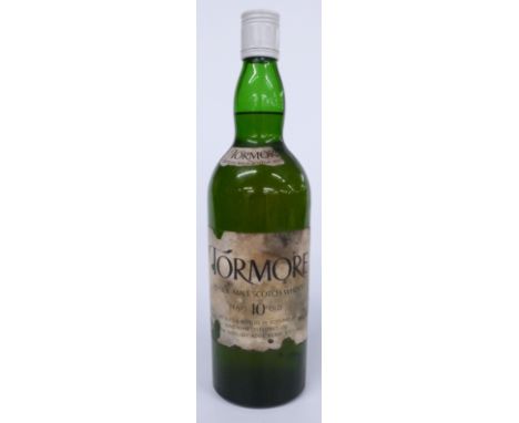 Tormore 10 year old&nbsp;Speyside malt Scotch whisky, 26 2/3 fl oz, 70% proof.&nbsp;