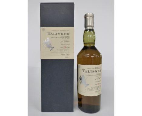 Talisker Isle of Skye 2004 25 year old natural cask strength single malt Scotch whisky, limited edition bottle number 12740/2