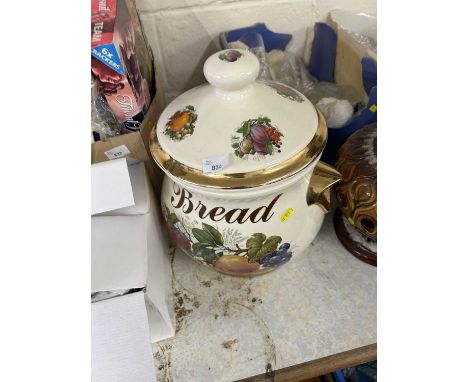 Pottery bread bin