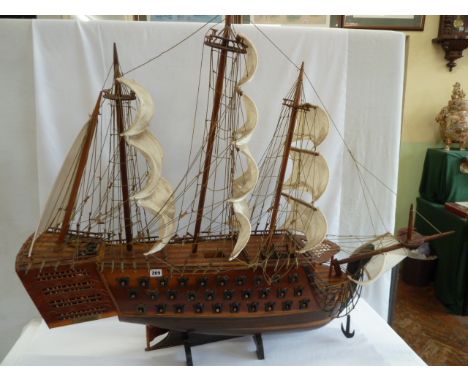 Wooden model HMS Victory 