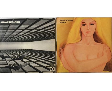 QUARTERMASS/ BLONDE ON BLONDE - PROG LP RARITIES. Here we have a smashing pack of 2 LP prog-rock rarities. Artists/ titles in