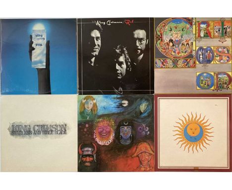 KING CRIMSON - ISLAND LPs. Here we have a lovely collection of 6 LPs by prog-rock pioneers King Crimson. Titles include Lizar