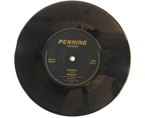 SEPTIMUS - FERRETS/DO YOU WANNA TOUCH MY SAFETY PIN 7" (PENNINE RECORDS PSS 134). Cracking KBD Punk from Septimus with Ferret
