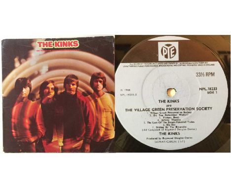 THE KINKS - ARE THE VILLAGE GREEN PRESERVATION SOCIETY LP (ORIGINAL UK MONO PRESSING - NPL 18233). Neat example original UK m