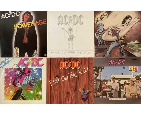 AC/DC - LPs &amp; 12" COLLECTION. Here we have an excellent selection of 14 LPs &amp; 12" by AC/DC. Titles include Dirty Deed