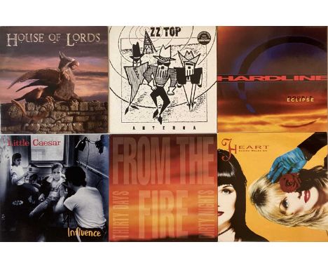 HEAVY ROCK - DELETED 90s RARITY LPs. Screamin' selection of 6 x quickly deleted original 90s LP rarities. Titles are Hardline