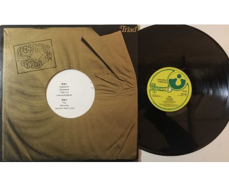 SPONTANEOUS COMBUSTION - TRIAD LP (ORIGINAL UK PRESSING - HARVEST EMI SHVL 805). Smart condition complete original UK copy of