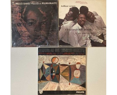 MINGUS/ MONK/ DAVIS - LP RARITIES. Here we have a smashing pack of 3 LP rarities by 3 giants of bop Jazz. Artists/ titles inc