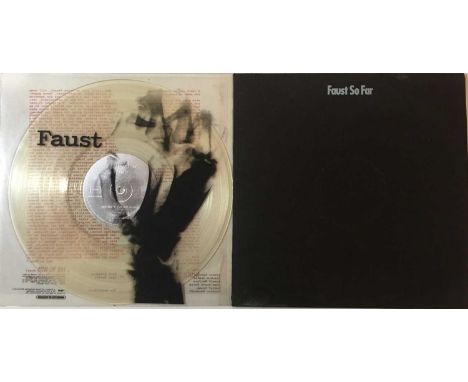 FAUST - FAUST &amp; SO FAR LPs (ORIGINAL UK POLYDOR PRESSINGS). Superb bundle of the first 2 LPs from Faust. Titles are So Fa