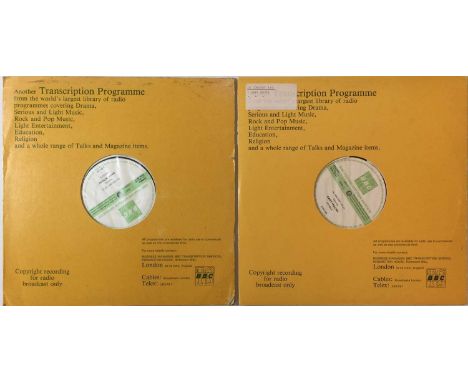 GARY MOORE - BBC TRANSCRIPTION SERVICE LPs (IN CONCERT 327 &amp; 414). Mega set of 2 x original BBC Transcription Service LPs