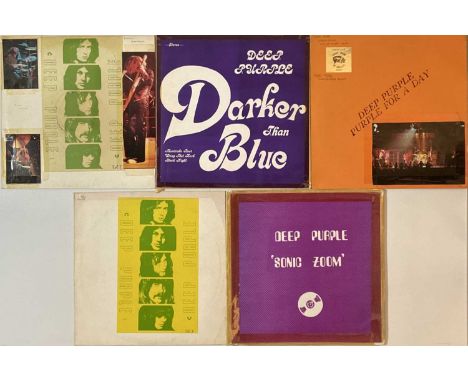 DEEP PURPLE - PRIVATE PRESS LPs. A smashing pack of 5 LPs by Deep Purple. All privately released pressings. Titles include Pu