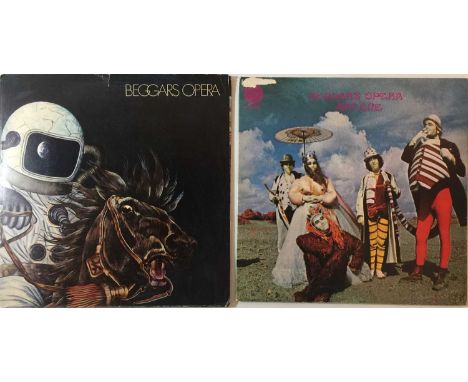 BEGGARS OPERA - VERTIGO SWIRL LP RARITIES. A super pack of 2 LP rarities by Beggars Opera. Titles include Act One (6360 018, 