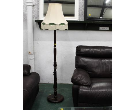 Standard lamp and shade 