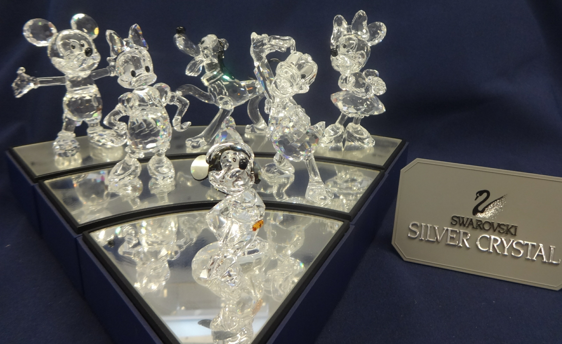 Swarovski Crystal Glass Disney Showcase Collection On A Crystal Home