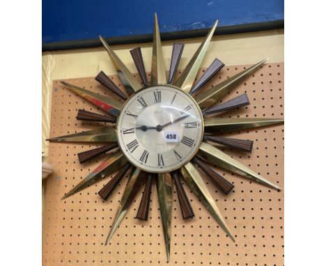 METEMAC STARBURST WALL CLOCK 