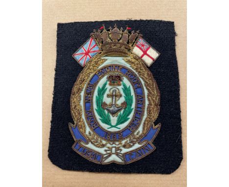 ROYAL NAVAL ENGINE ROOM ARTIFICER SEW ON BADGE