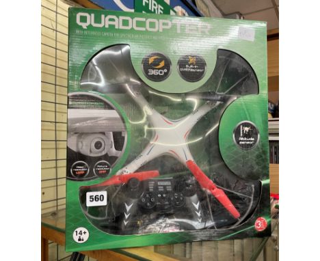 QUAD COPTER DRONE WITH INTEGRATED CAMERA