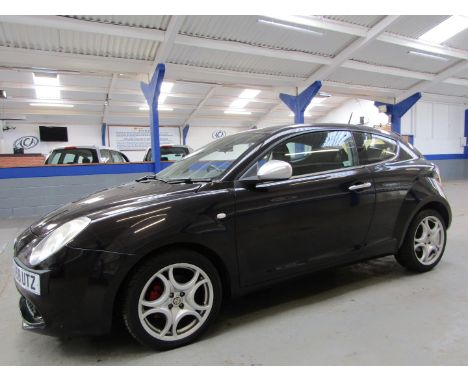 Make &amp; Model: Alfa Romeo Mito Lusso JTDMDate of Reg: AV58UTZColour: Blackcc: 1598MoT: 13-06-2022Fuel Type: DIESELMileage: