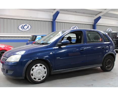Make &amp; Model: Vauxhall Corsa Design 16vDate of Reg: BG04UUWColour: Bluecc: 1199MoT: 19-05-2022Fuel Type: PETROLMileage: 1