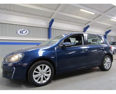 Make &amp; Model: VW Golf Match TDiDate of Reg: YP12XHOColour: Bluecc: 1598MoT: 21-09-2022Fuel Type: DIESELMileage: 93KTransm