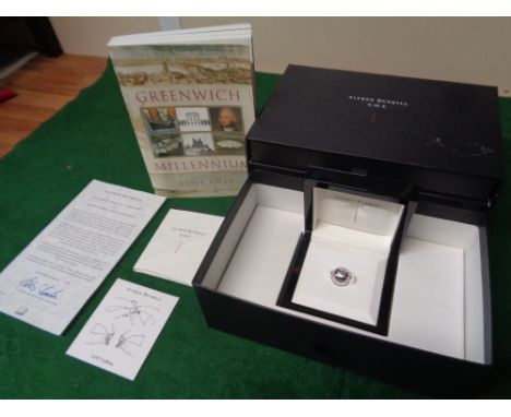 Dunhill Cufflinks GMT In Gift box full&nbsp; Greenwich certificate&nbsp; &amp; Book