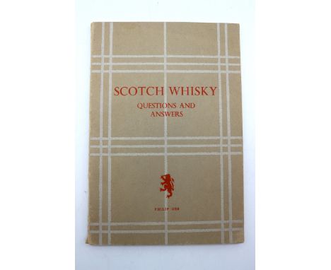 Scotch Whisky: Questions and Answers, Philip Gee