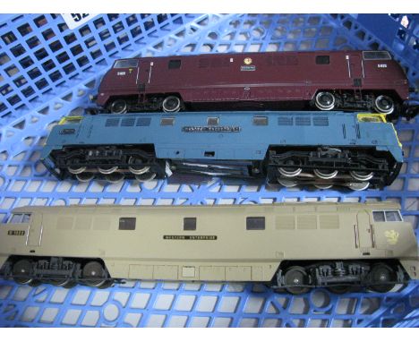 Three "OO"Gauge/4mm Diesel Locomotives, Lima "Sand"Class 52 Co-Co R/No D1023 "Western Enterprise" - good Liliput class 52 Co-