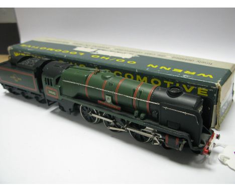 Wrenn "OO" Gauge/4mm Ref W2236 "Bulleid" Pacific Steam Locomotive/ 6 Wheel Tender, 4-6-2 B.R green "Dorchester" R/No. 34042, 