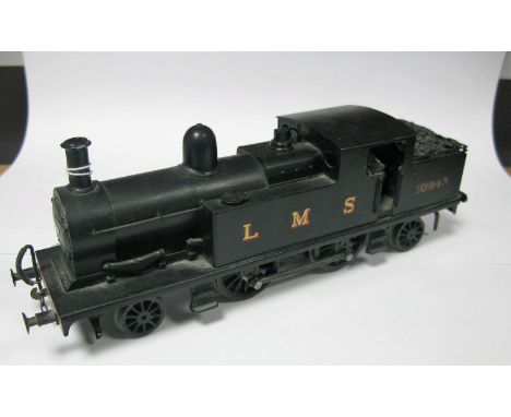 An 'O' Gauge 2-4-2 Lancashire and Yorkshire Tank, Locomotive, finished in LMS black, R/No. 109443, Leeds Model Company based,