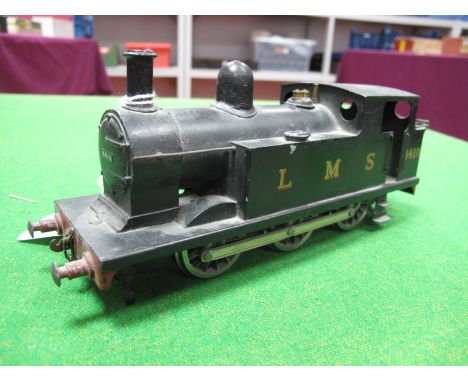 An 'O'Gauge / 7mm  0-6-0 Tank Locomotive, finished in LMS black, R/NO. 8419, two rail electric, appears kit built to a good s