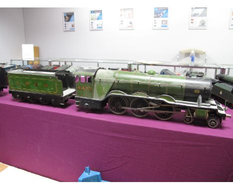An 'O' Gauge 4-6-2 A3 Pacific 'Flying Scotsman', by Bassett-Lowke, three rail electric, finished in LNER green, R/No. 4472, m