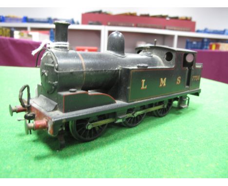 An 'O' Gauge 0-6-2 Lancashire and Yorkshire Tank, Locomotive, finished in LMS black, R/No. 7756, Leeds Model Company based, r