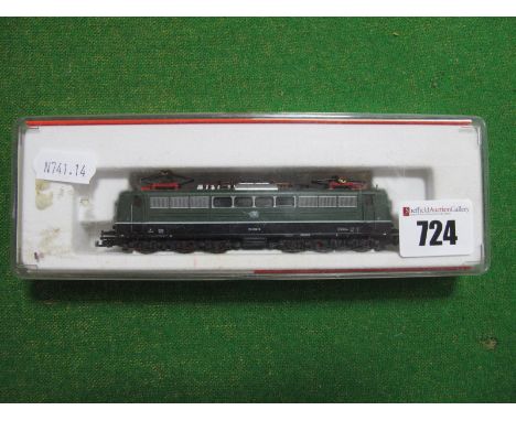 Fleischmann "N"Gauge Ref 7380 Co-Co Electric Locomotive, twin pantographs, German Railways class BR151, R/No 151.032-0. excel