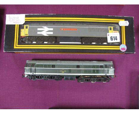 Two "OO" Gauge/4mm Co-Co Diesel Locomotives, Dapol Ref D14 Railfreight Grey "West Yorkshire Enterprise - boxed, condition ver