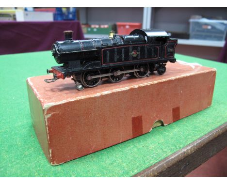 Trix T.T.R Ref F103 0-6-2  Tank Steam Locomotive, BR black R/No. 6664, boxed, condition very good, box good.