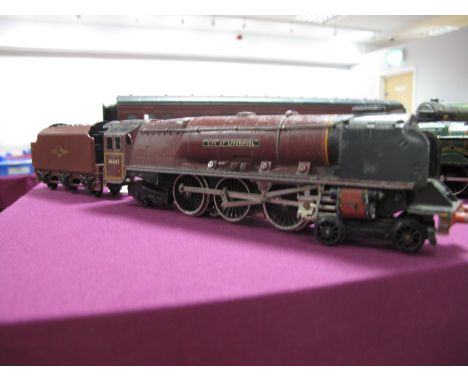 Hornby Dublo "OO"Gauge/4mm Ref 3226 Duchess Class Three Rail 4-6-2 City of Liverpool Steam Locomotive, six wheel tender, BR m