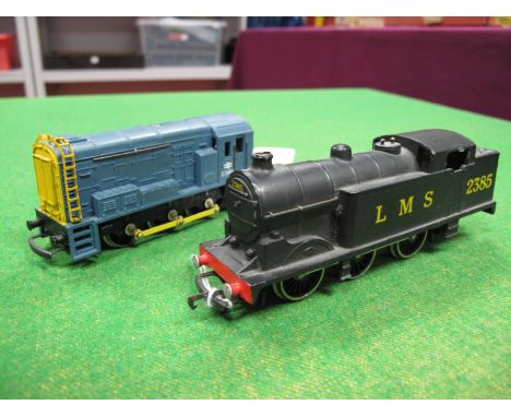 Two Wrenn Unboxed "OO"Gauge/4mm Locomotives, class N2 tank 0-6-2 LMS black, R/No 2385, Diesel 'Shunter' 0-6-0 BR blue R/No D3