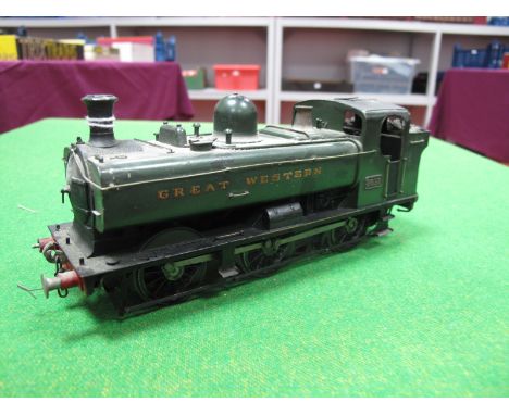 An 'O'Gauge/7mm Locomotive 0-6-0 Pannier Tank Locomotive, finished in Great Western Railway Livery, R/No. 3618, two rail elec